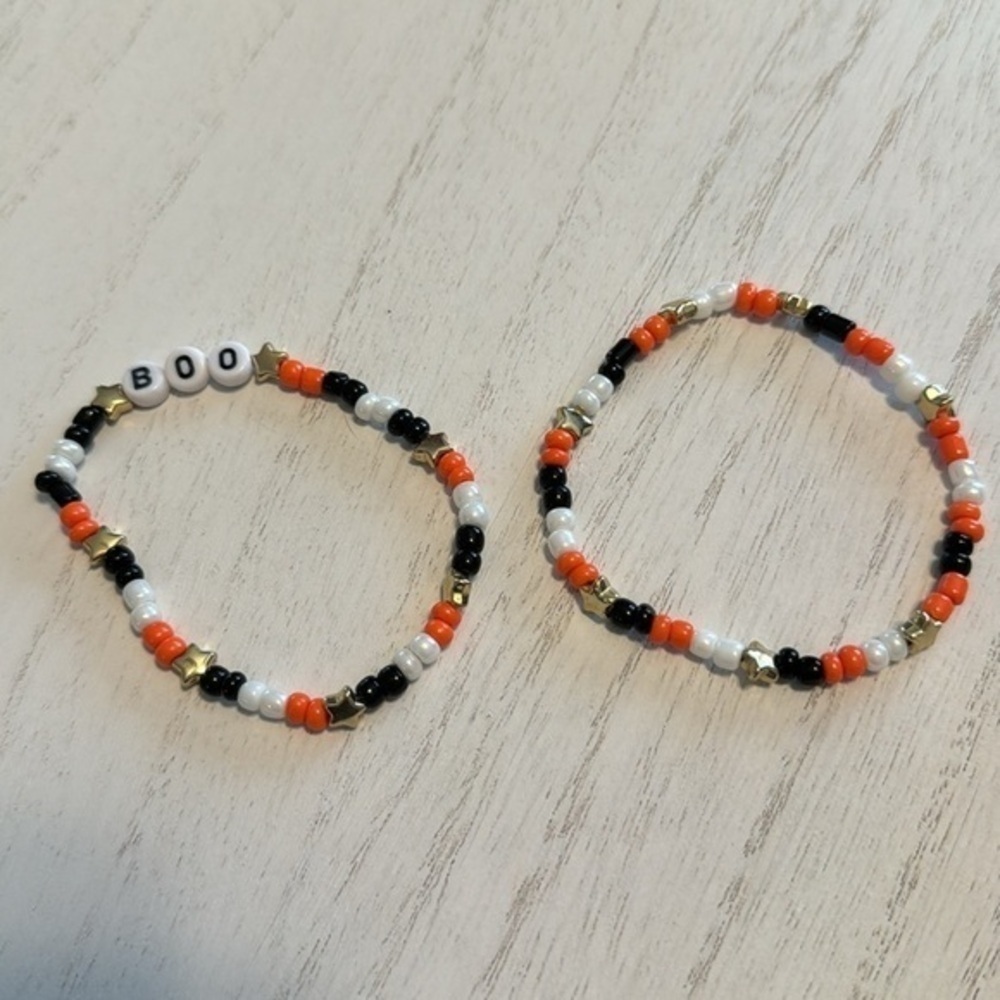 Halloween novelty bead bracelets - Picture 2 of 2